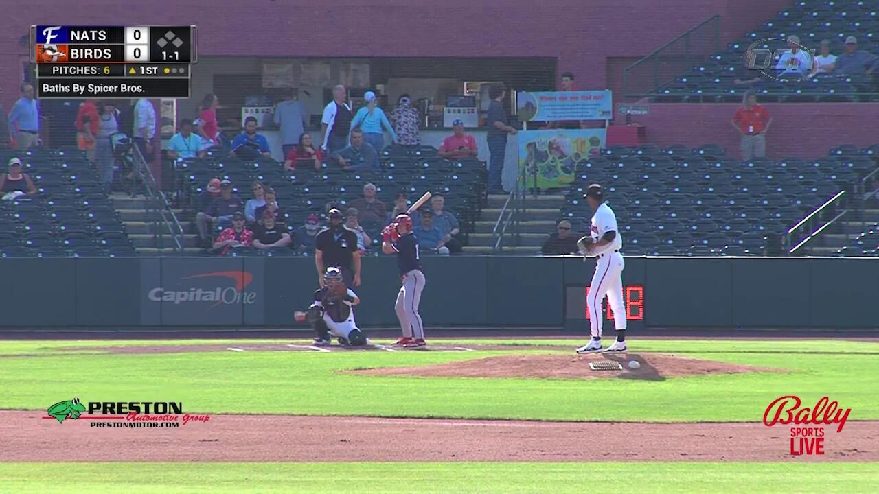 Highlights: Guerrero, Hernandez Provide Clutch RBIs as Shorebirds Top Nationals, 2-1
